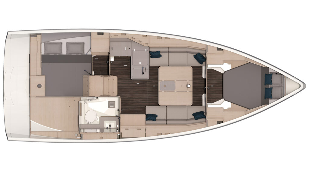Dufour 37 - 2 cabins